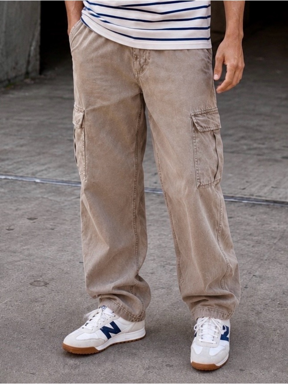 Wrangler Legacy Cargo Twill Pants – Men’s 34x30 – Vintage Y2K Khaki Cargo Pants